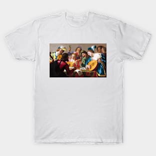 The Concert, Group of Musicians Rehearsing 1623 Gerrit van Honthorst T-Shirt